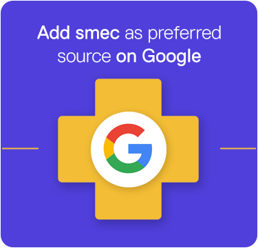 Button for adding Smarter Ecommerce as a preferred source on Google