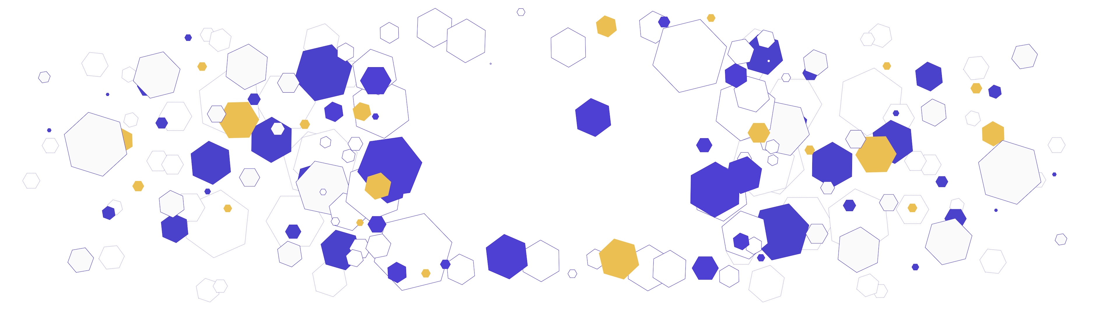 background illustration with hexagons