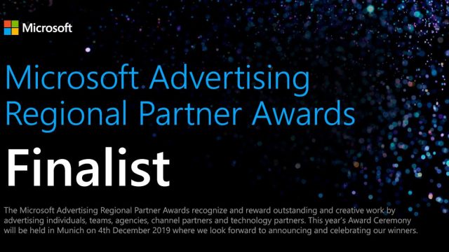 Microsoft Advertising Regional Partner Awards 2019 – Finalists Badge